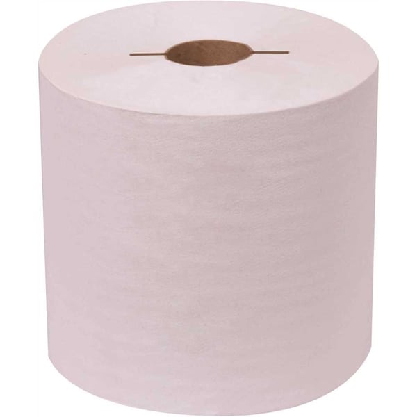 Natural White 7.5 in. Controlled Hardwound Paper Towels 800 ft. per Roll, , 6PK